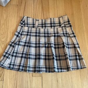 XS Oliver Goureau mini plaid skirt